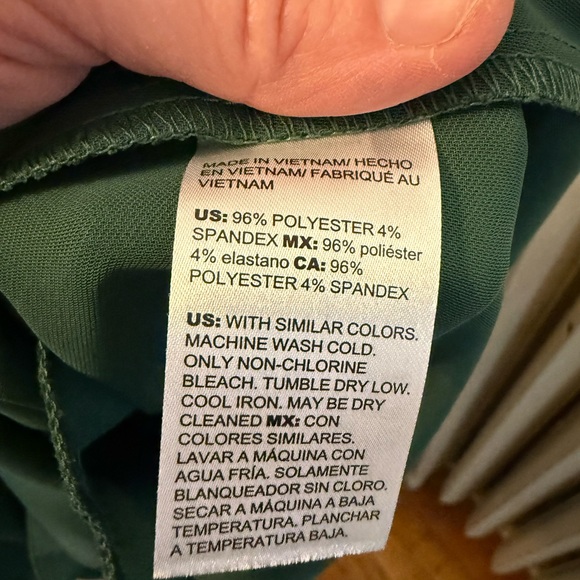 Beautiful Chico’s green collared dress sz 3 - Picture 5 of 5